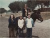 Glenda on the Horse, Cindy, Debbie, Mark